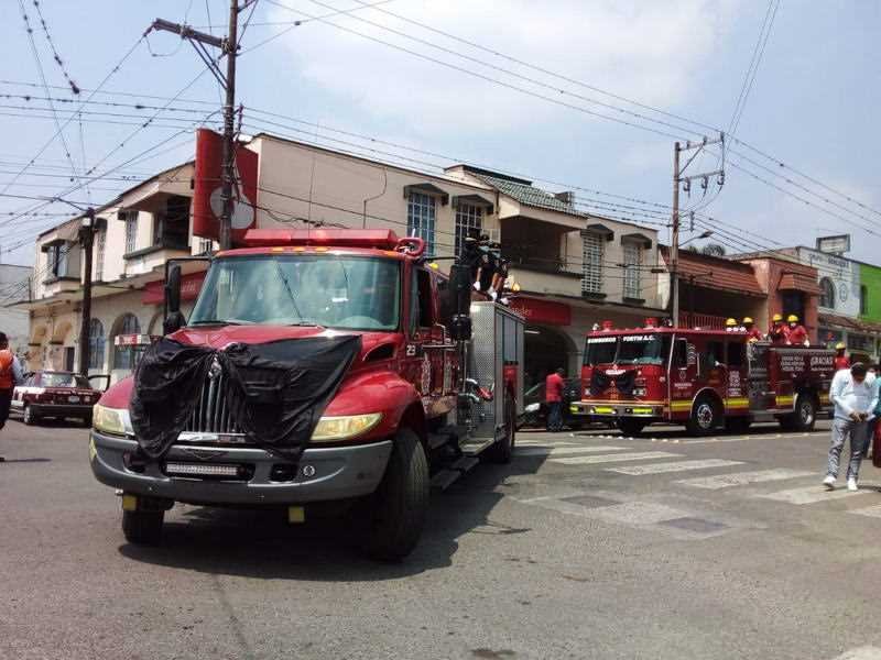 Sentido adiós dan fortinenses a bomberos fallecidos en accidente