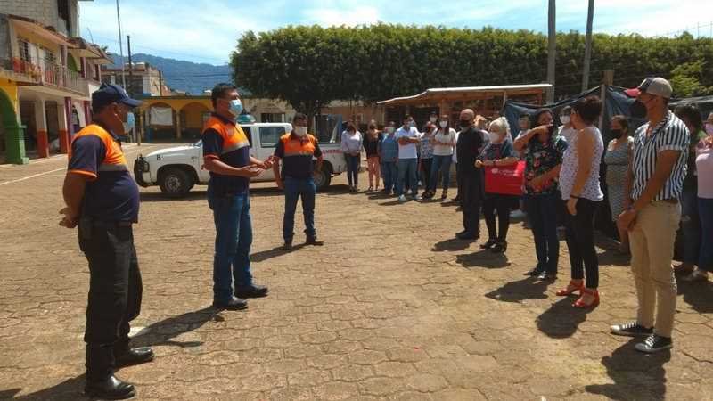 Ayuntamiento de Ixhuatlán del Café participa en mega simulacro