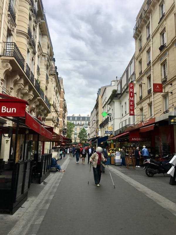 Una calle muy animada