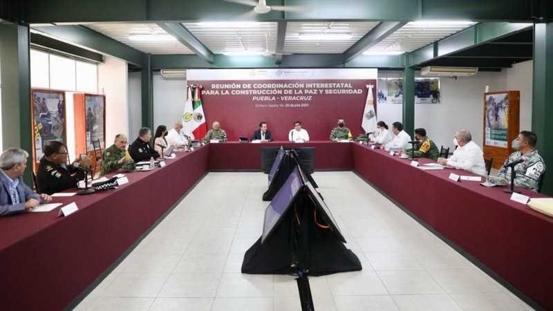 Se reúnen gobernadores de Veracruz y Puebla, fortalecen combate a la delincuencia