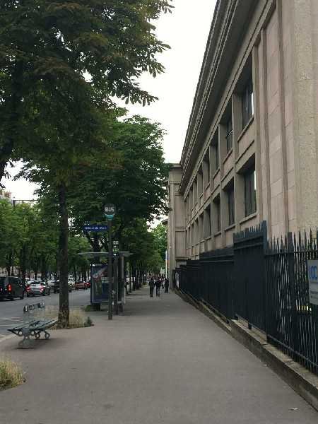 La avenida del presidente Wilson en París