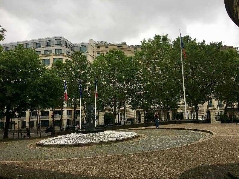 La avenida del presidente Wilson en París