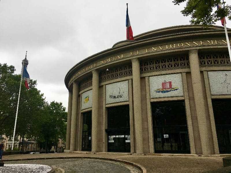 La avenida del presidente Wilson en París