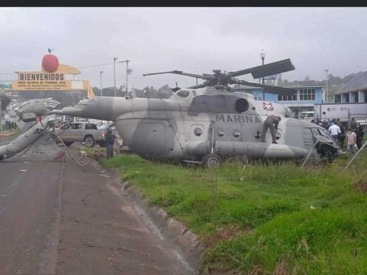 Desploma helicóptero donde viajaba Eric Cisneros; herido pero estable afirma Cuitláhuac