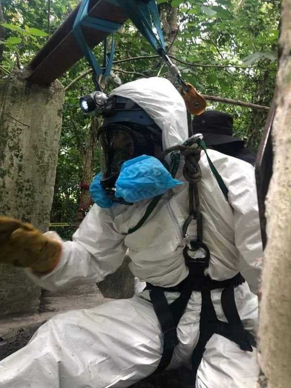 Recuperan 20 cuerpos en el fondo de un pozo artesiano en Omealca