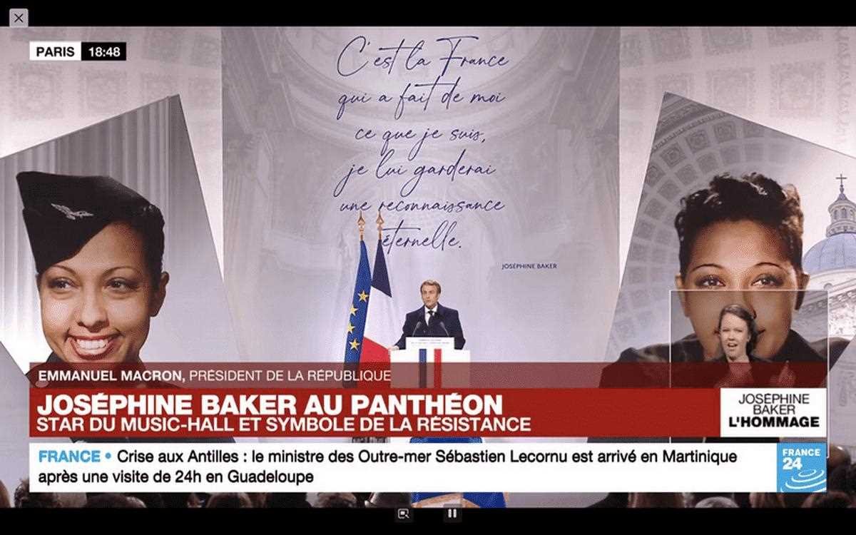 Joséphine Baker, el homenaje de Francia a una mujer de color