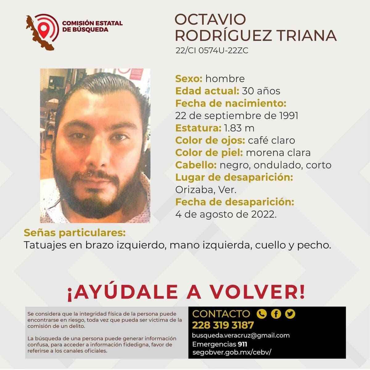 Desaparece conocido abogado de Orizaba