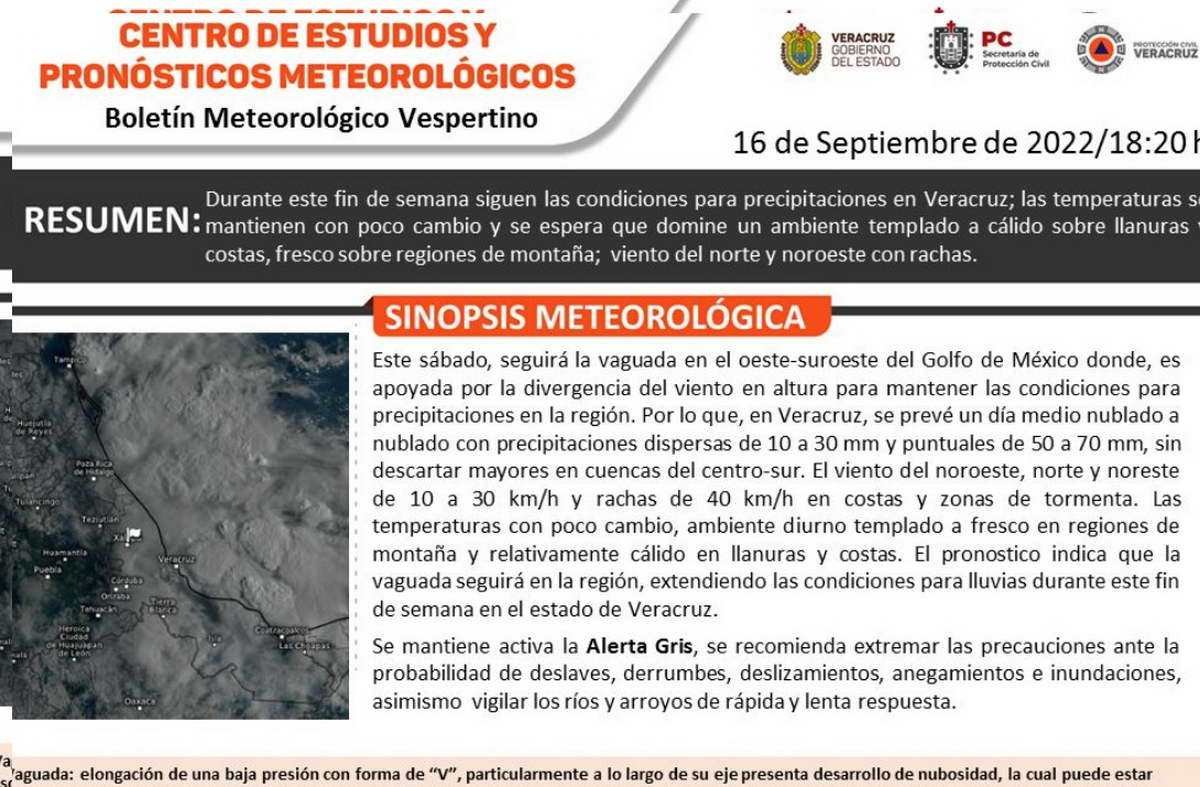 Alvarado inundado y 15 municipios afectados; viene más lluvia, advierten