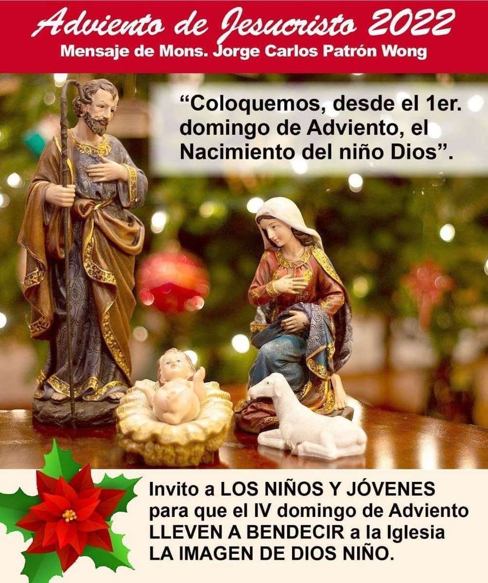 Exhorta arzobispo a feligresía a colocar el Nacimiento del Niño Jesús con devoción