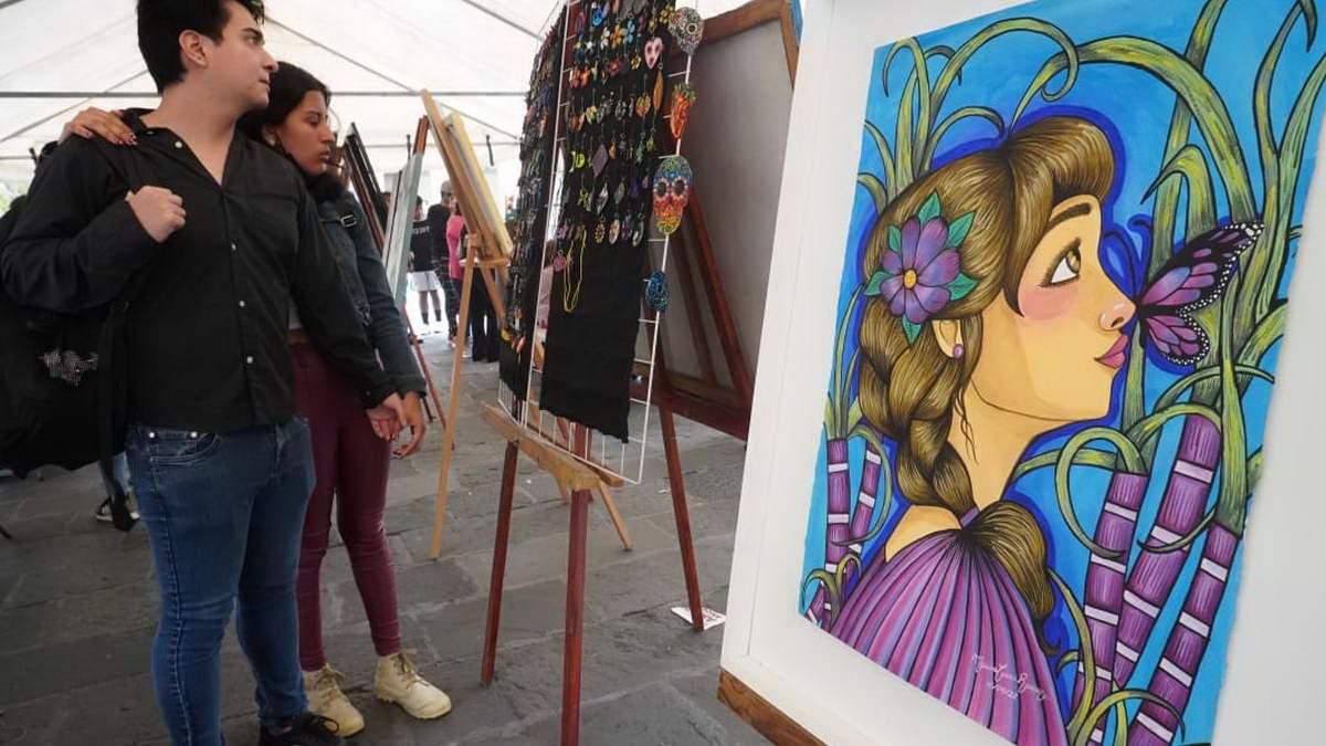 Artistas presentaron sus obras en el Jardín del Arte