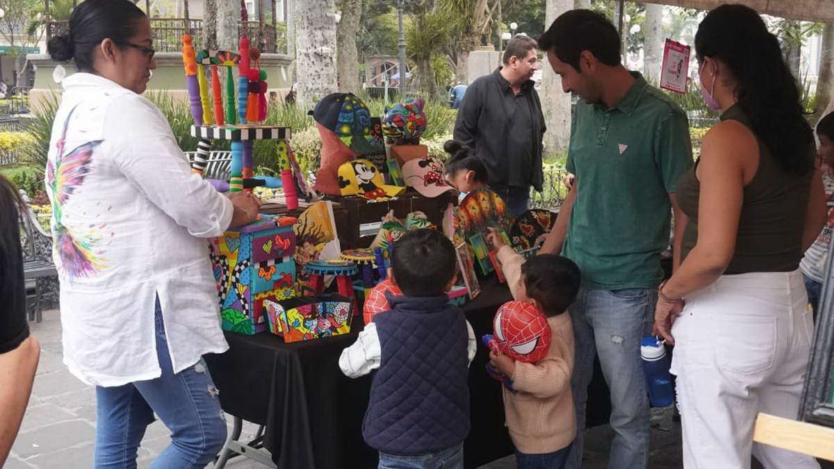 Artistas presentaron sus obras en el Jardín del Arte