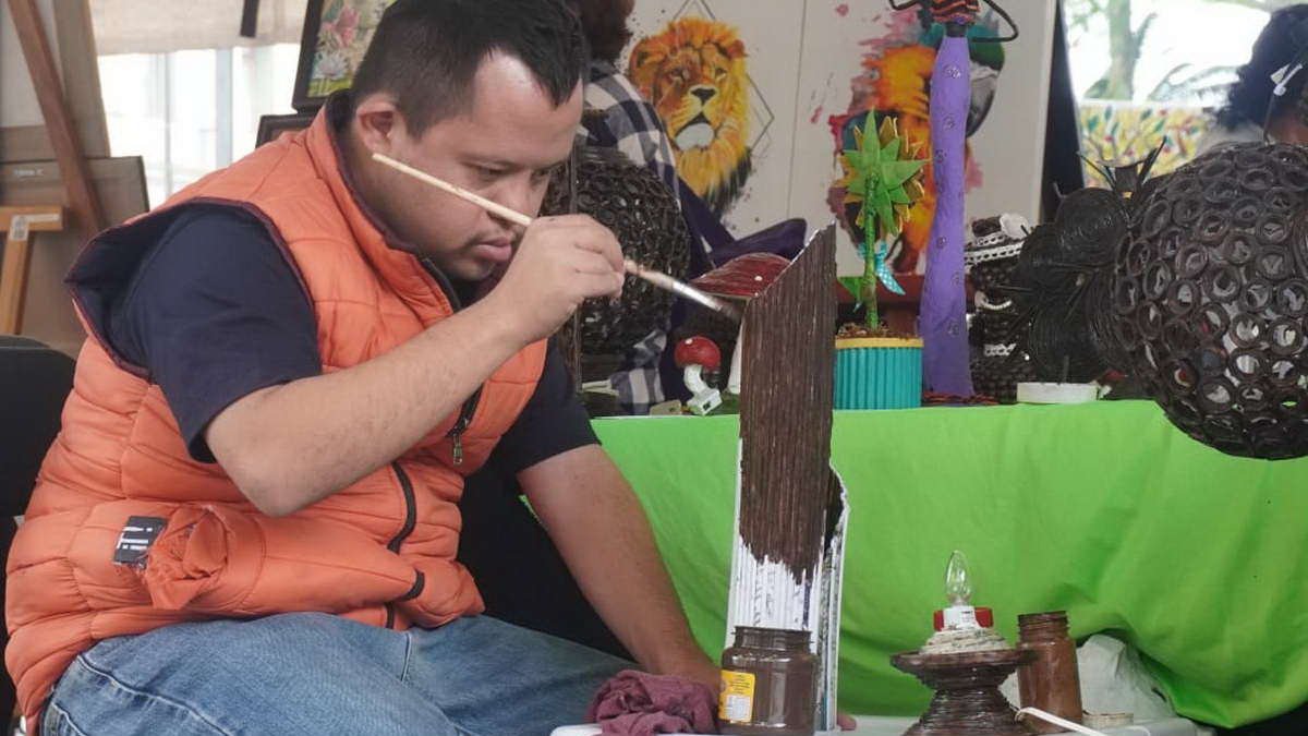 Artistas presentaron sus obras en el Jardín del Arte