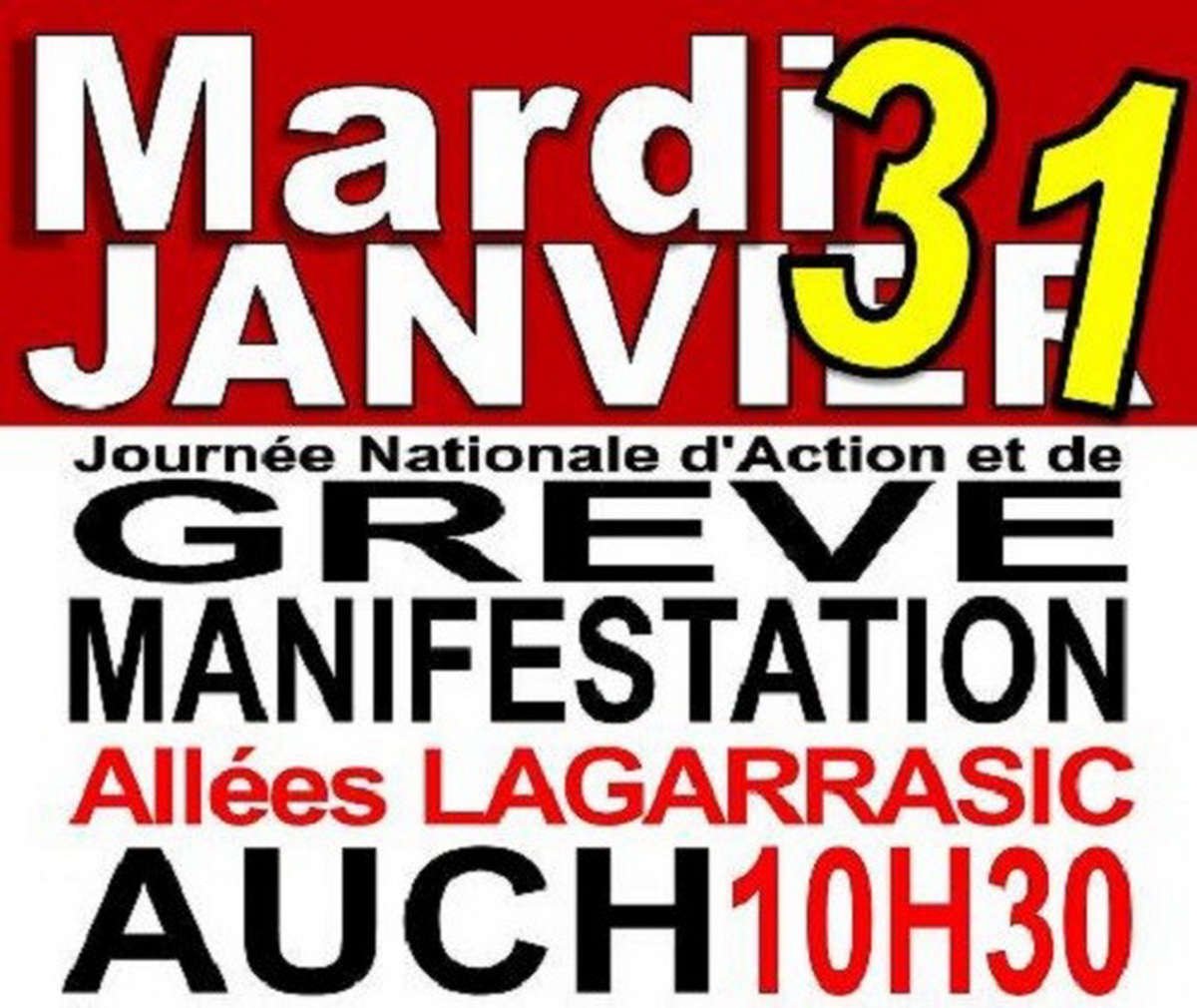 Huelgas y manifestaciones en Francia