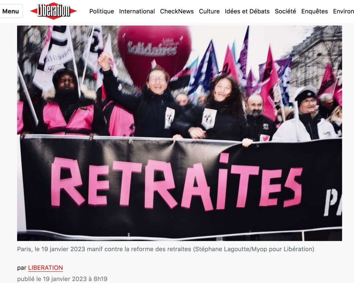 Huelgas y manifestaciones en Francia