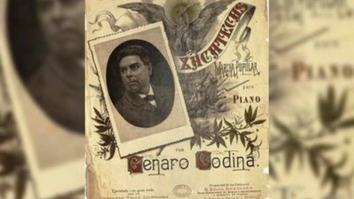 Efeméride: Nace el músico Genaro Codina en 1852