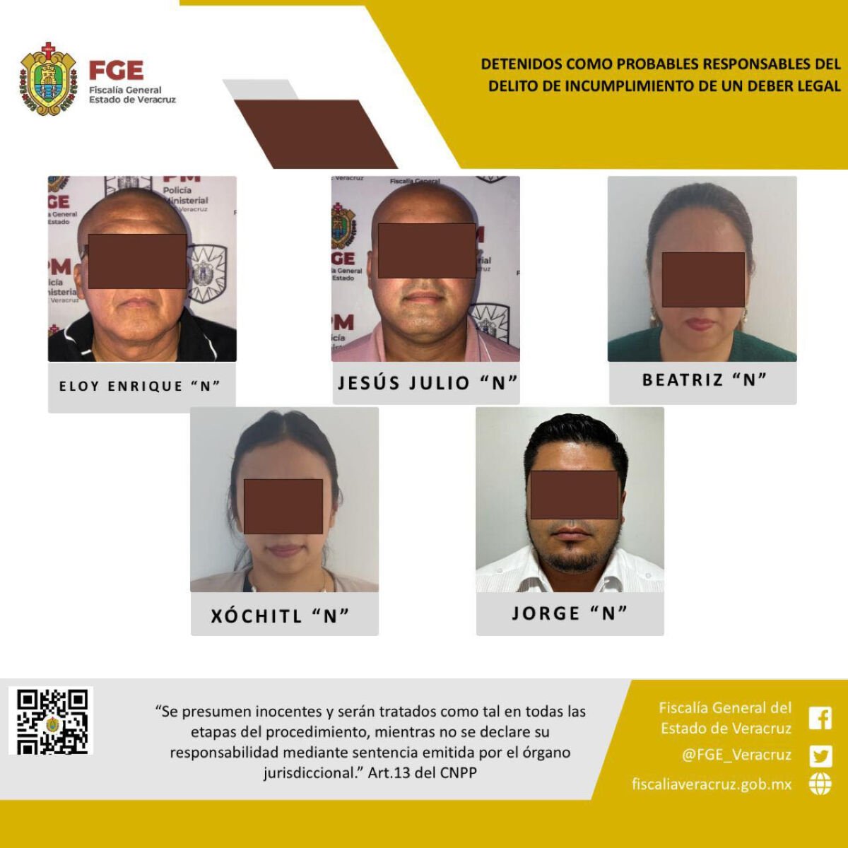 Detienen A 5 Funcionarios De Fiscalia