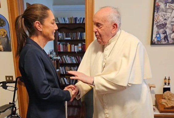 Sostiene Claudia Sheinbaum Encuentro Con El Papa Francisco