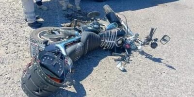Motociclista atropellado