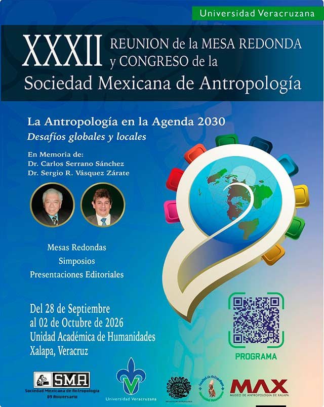 Congreso Nacional de Antropología en Xalapa 28 sept al 2 oct 2026