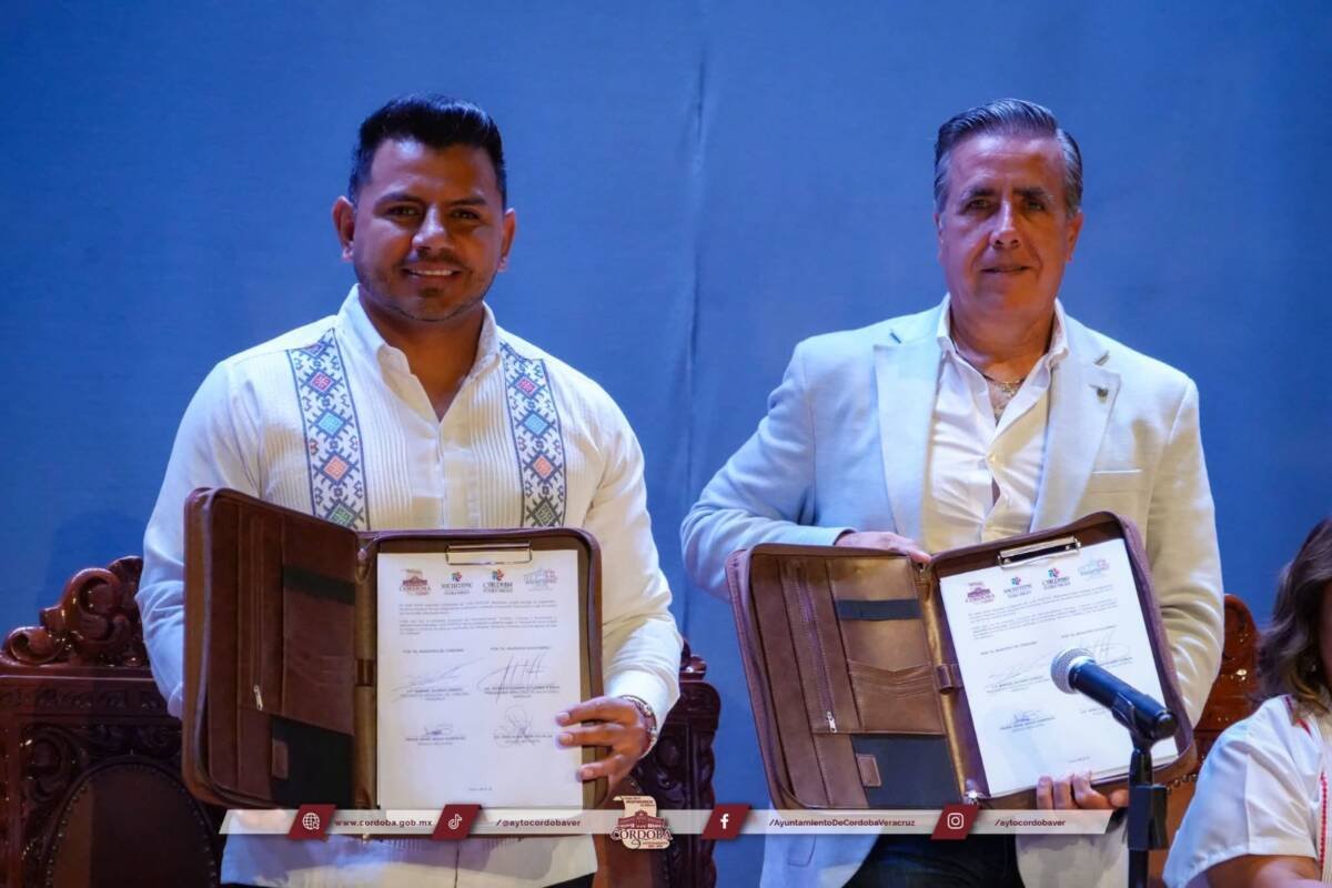 Córdoba y Xochitepec formalizan hermanamiento para impulsar el desarrollo económico, cultural y turístico