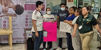 Entre reclamos por medicamentos y fallas en servicios, Nahle supervisa Hospital Regional de Río Blanco