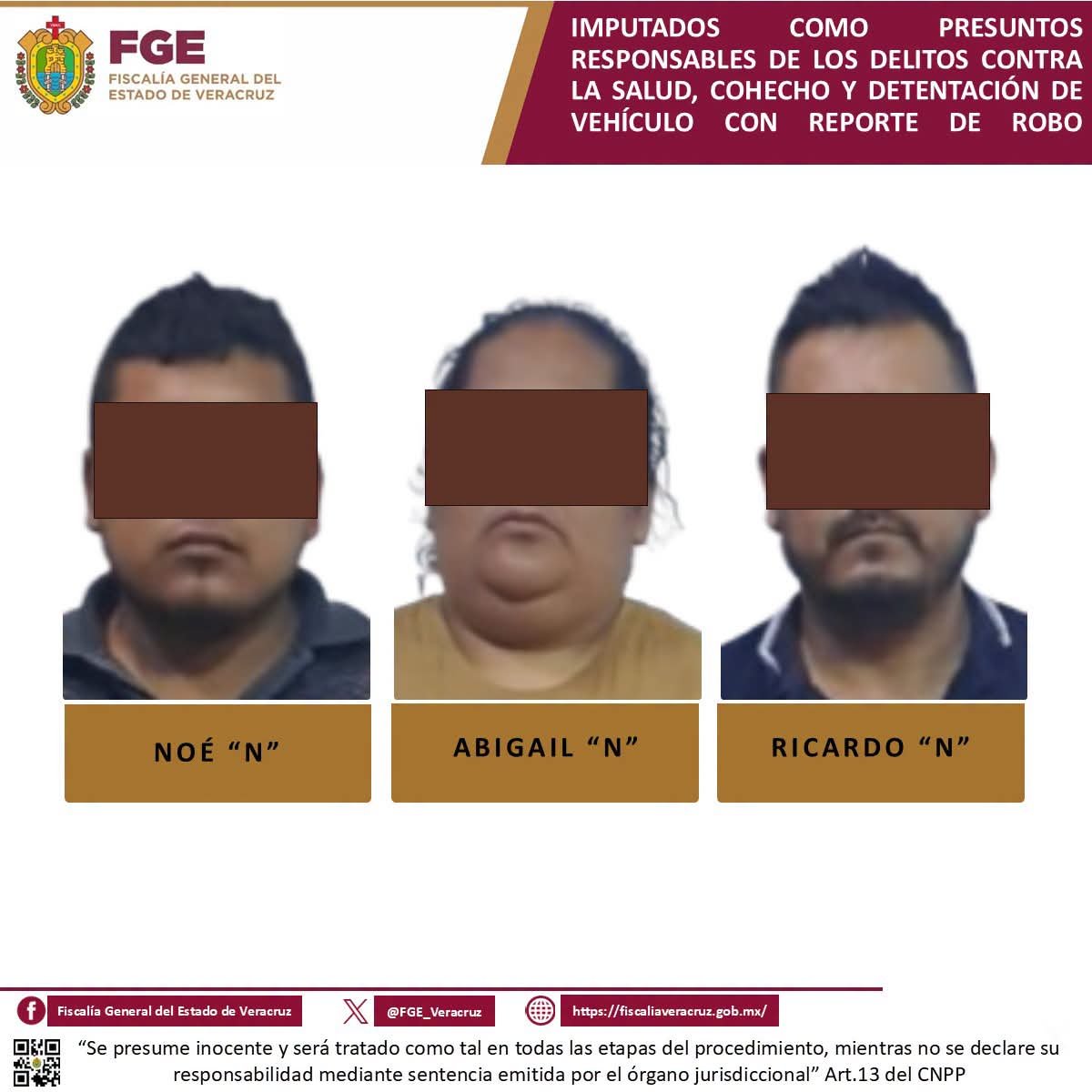 Prisión preventiva para 3 por delitos contra la salud en Peñuela
