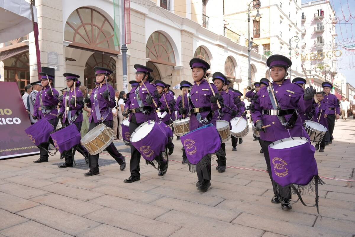 Tras 8 años de no realizarse, Rosa María recupera el desfile cívico-militar que conmemora la Independencia de México