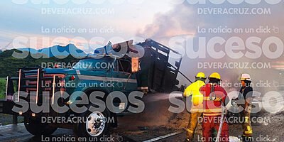 Reabren la 150D; más de 5 horas cerrada por accidente e incendio