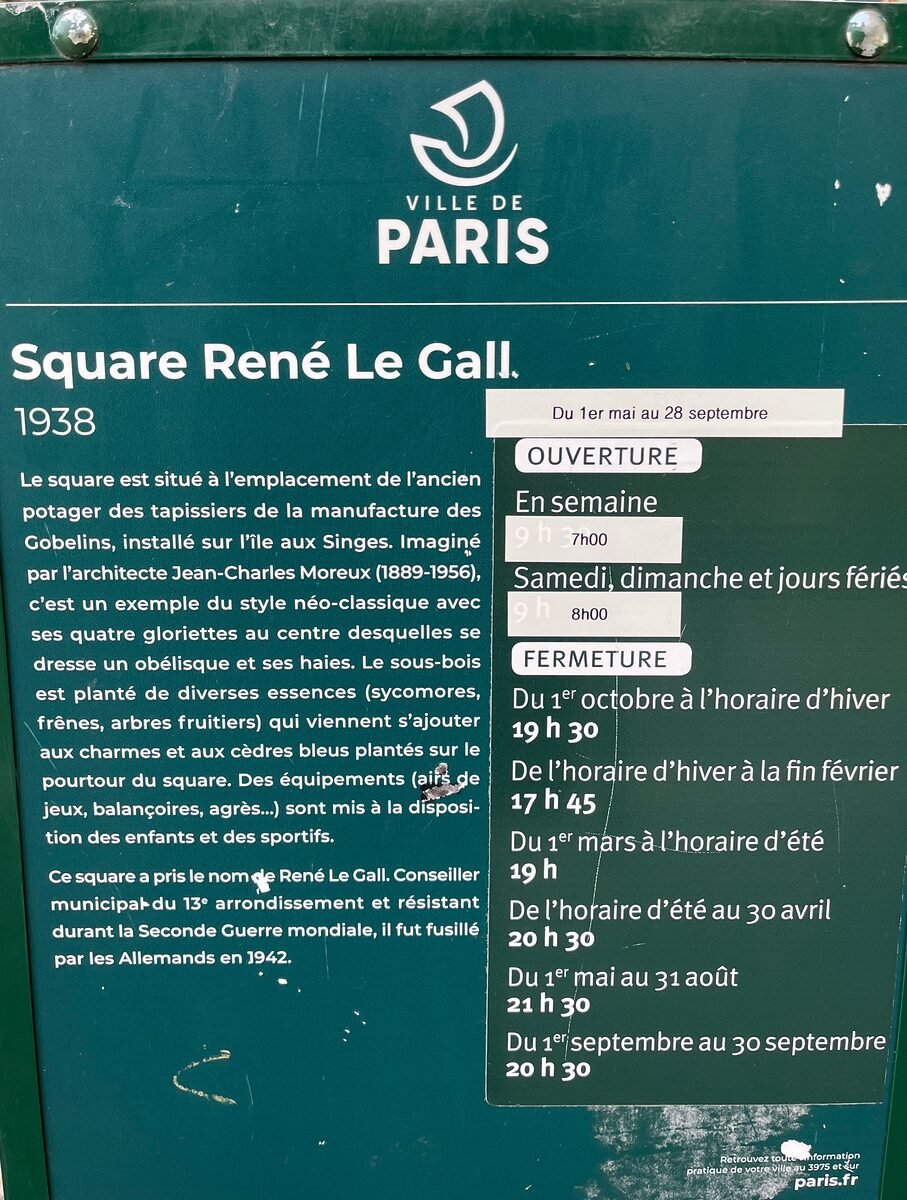 Un espacio verde al sur de París