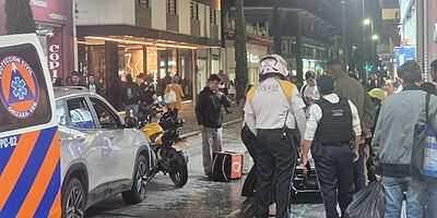 Motociclista repartidor resulta lesionado tras ser impactado por camioneta en Orizaba