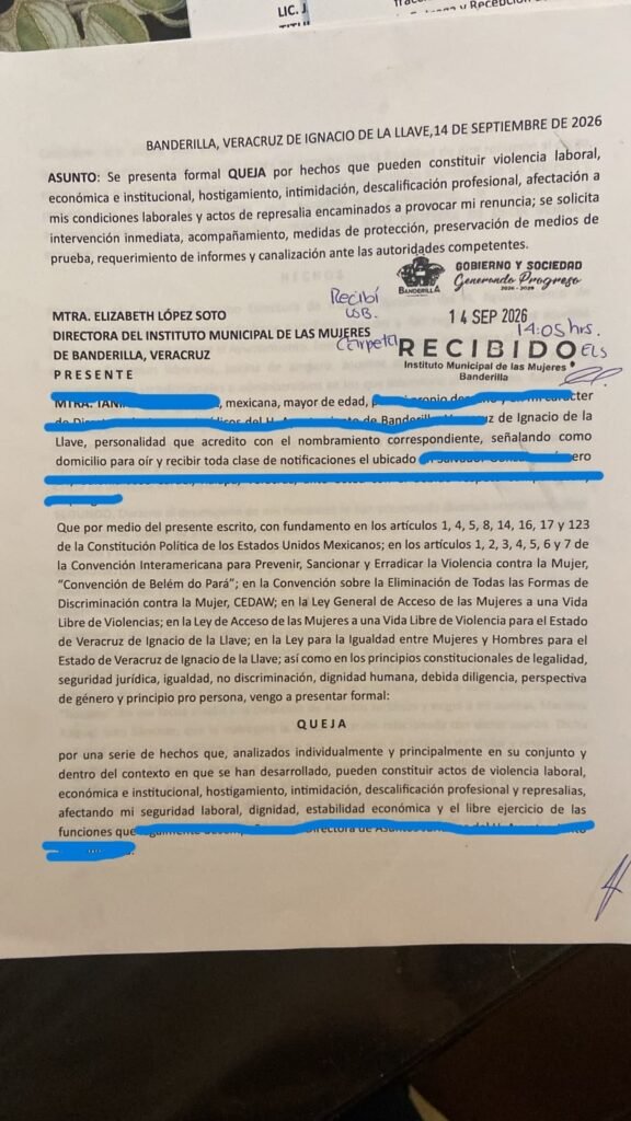 Denuncian por acoso sexual y hostigamiento laboral al alcalde de Banderilla, José Antonio Sangabriel