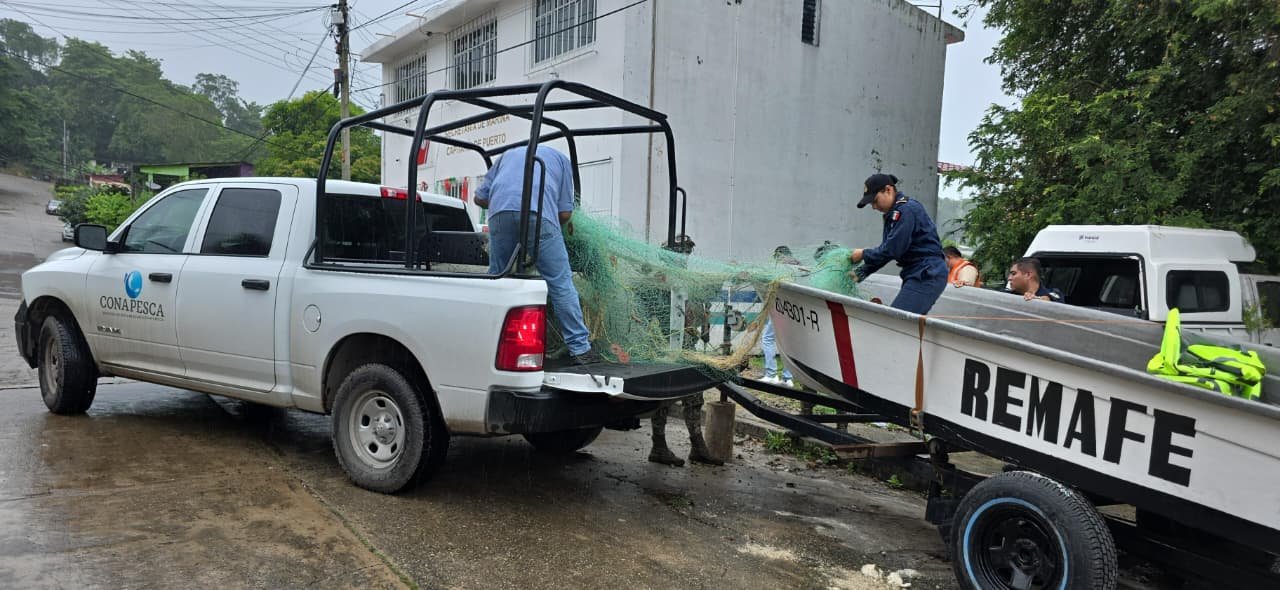Marina informa resultados de inspección y vigilancia pesquera en Veracruz y Oaxaca