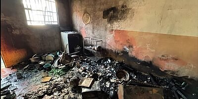 Incendio consume vivienda de joven en Huatusco; piden ayuda