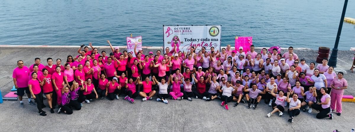 Marina promueve hábitos saludables y la detección oportuna como parte de las actividades de lucha contra el cáncer de mama 2026 en Veracruz