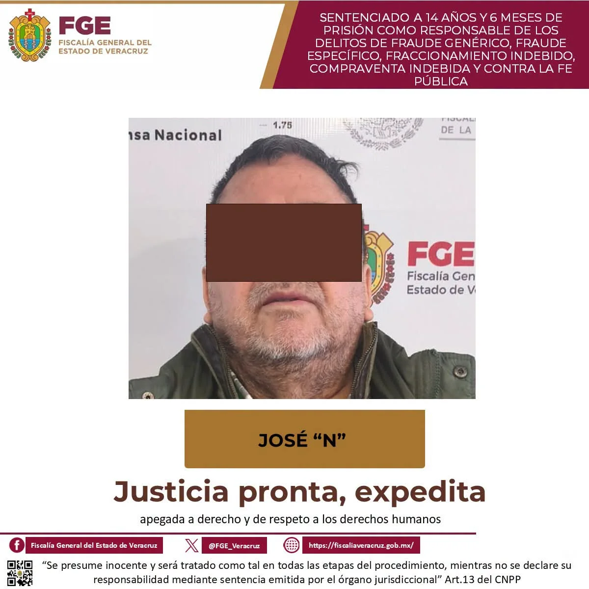 Exnotario de Fortín, sentenciado a 14 años por fraude en Atzacan