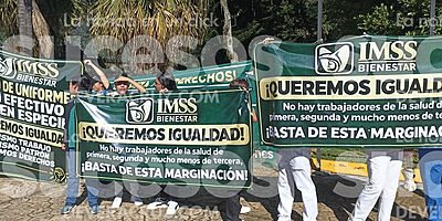 Enfermeros de Río Blanco vuelven a protestar tras un año