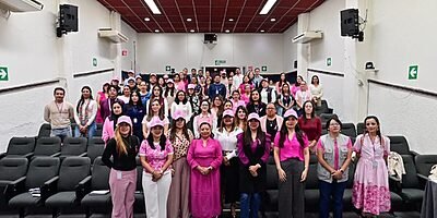 OPLE Veracruz se pinta de rosa por la prevención del cáncer de mama