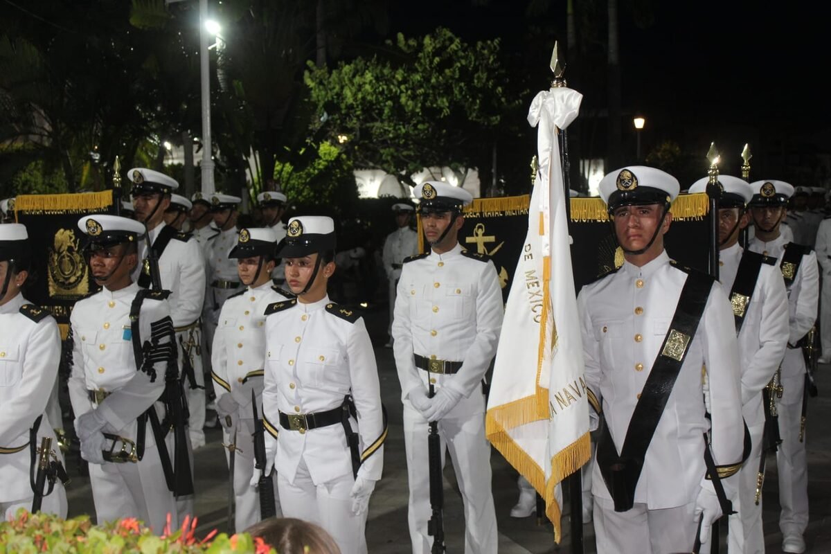 Marina participa en 180 Aniversario de la Gesta Heroica del Fuerte de Santa Teresa en Alvarado, Veracruz