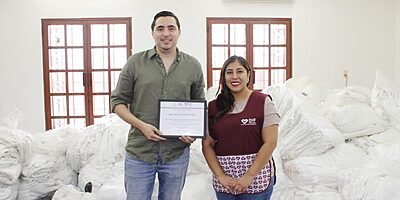 Refrenda Rosa María colaboración con empresarios en favor de las familias que más necesitan