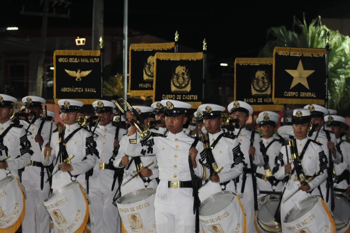 Marina participa en 180 Aniversario de la Gesta Heroica del Fuerte de Santa Teresa en Alvarado, Veracruz